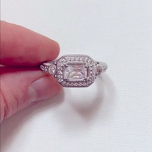 Judith Ripka Sterling Silver Ring